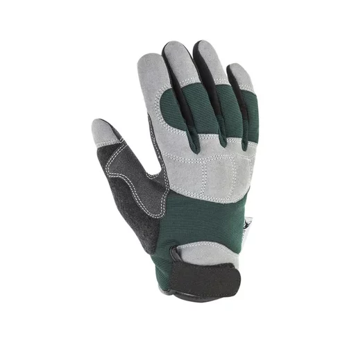 Pour tous vos projets jardin:Gants Strong coloris Vert doublés polaire Taille 10