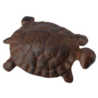 Tortue décorative en fonte (11,4 x 7,4 cm)