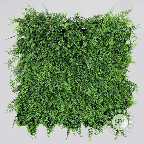 Maison & extérieur:Carré de verdure mural coloris vert - 50 x 50 cm