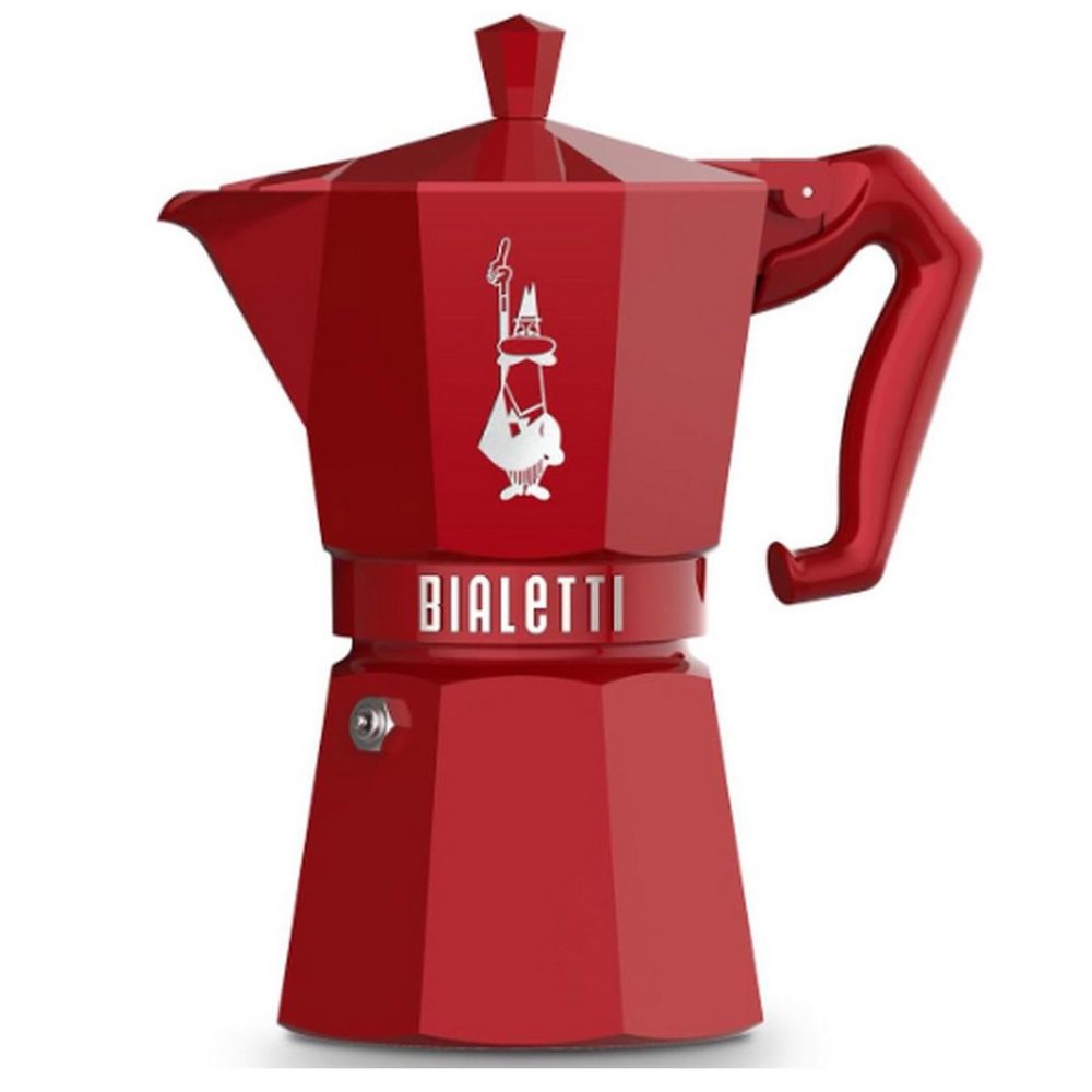 BIALETTI Cafetière italienne 6 tasses rouge – Matériel de jardin