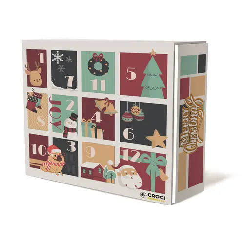 Le jardin au quotidien:Calendrier de l'Avent pour chien avec jouets de Noël Croci - x 12