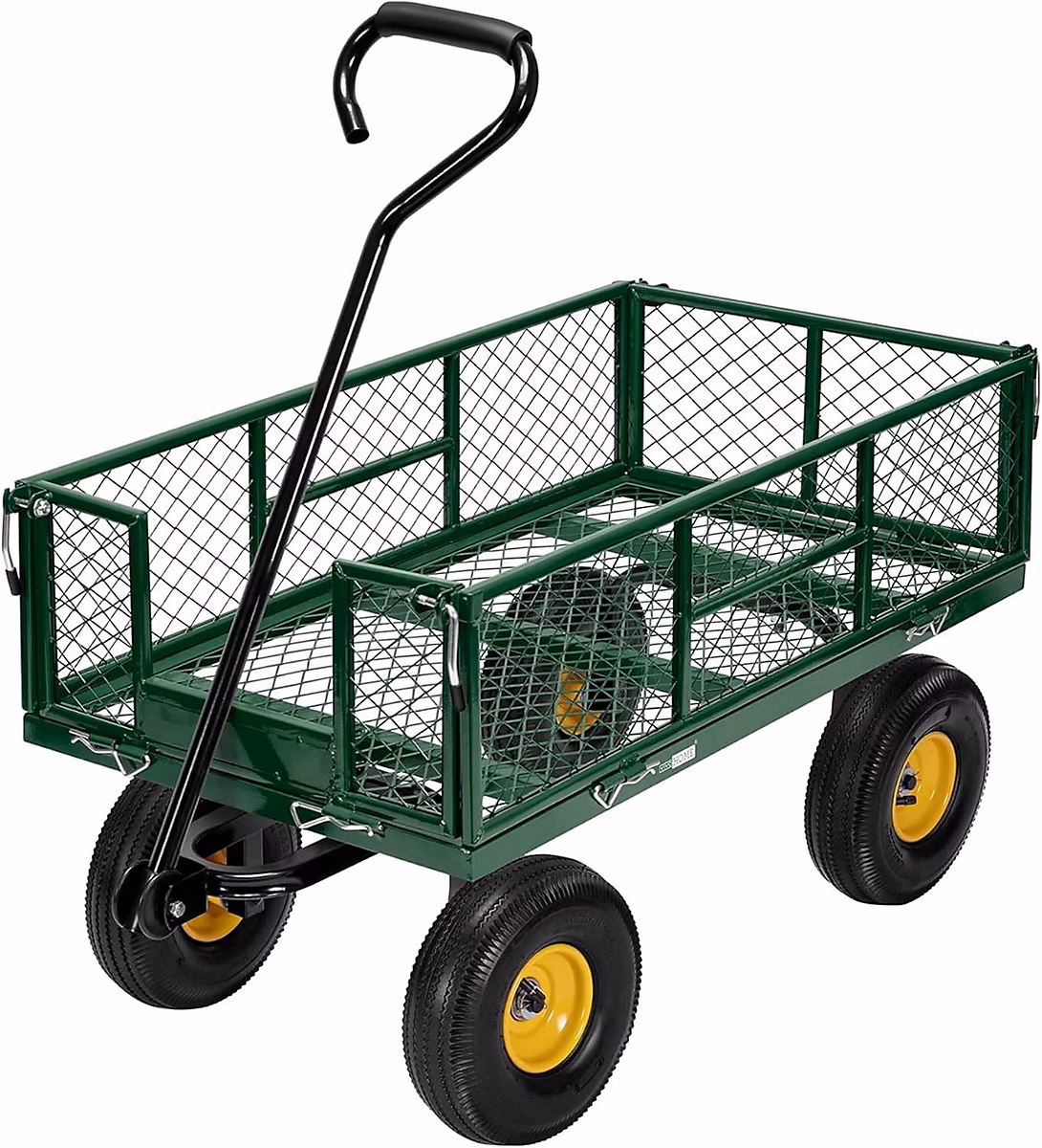 Chariot de Transport avec Grilles Metalliques et Panneaux Amovibles Charge 181kg – Réf. YAIBYXTKO9191831412