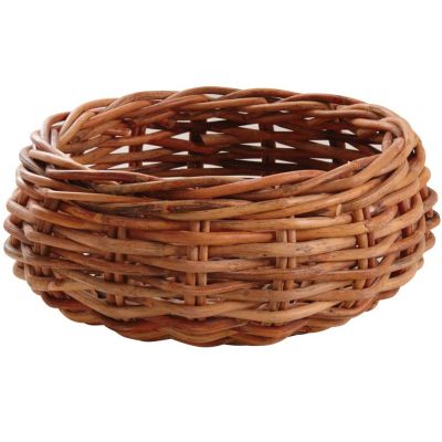 Corbeille de rangement ronde en poelet