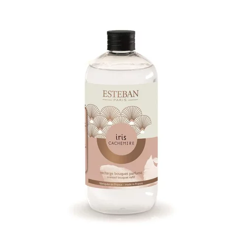 Un choix pratique pour l’extérieur：Recharge Iris cachemire pour bouquets parfumés Esteban - 500 ml