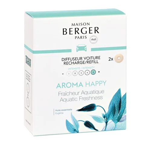 Solution maison：Recharge pour diffuseur de voiture aroma happy x2