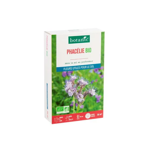 Pour mieux aménager votre jardin：Graines de Phacélie bio botanic® - graines à semer (30 m²)