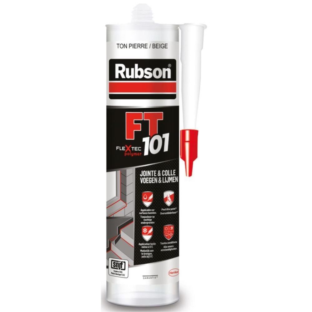 rubson Mastic d'étanchéité toute destination RUBSON qualité pro Ft101 280 ml ton pierre – Matériel de jardin