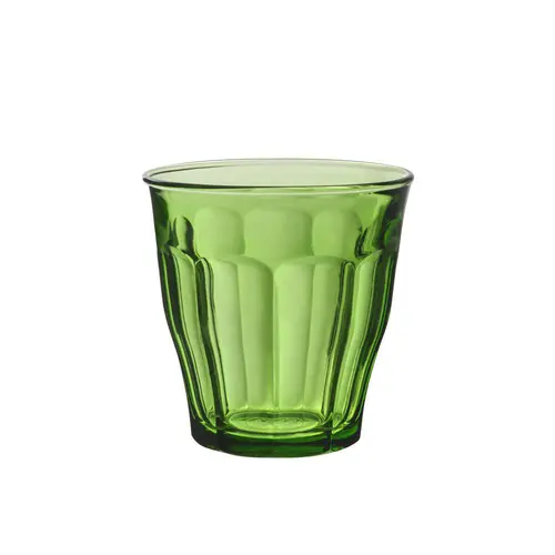 Pour un extérieur bien organisé:Gobelet en verre vert Picardie Duralex - 25 cl