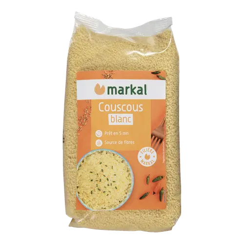 Ambiance jardin：Couscous blanc bio Markal - 500 g
