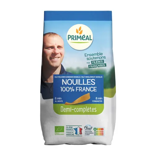 Adapté à votre jardin：Nouilles demi completes 500 g PRIMEAL