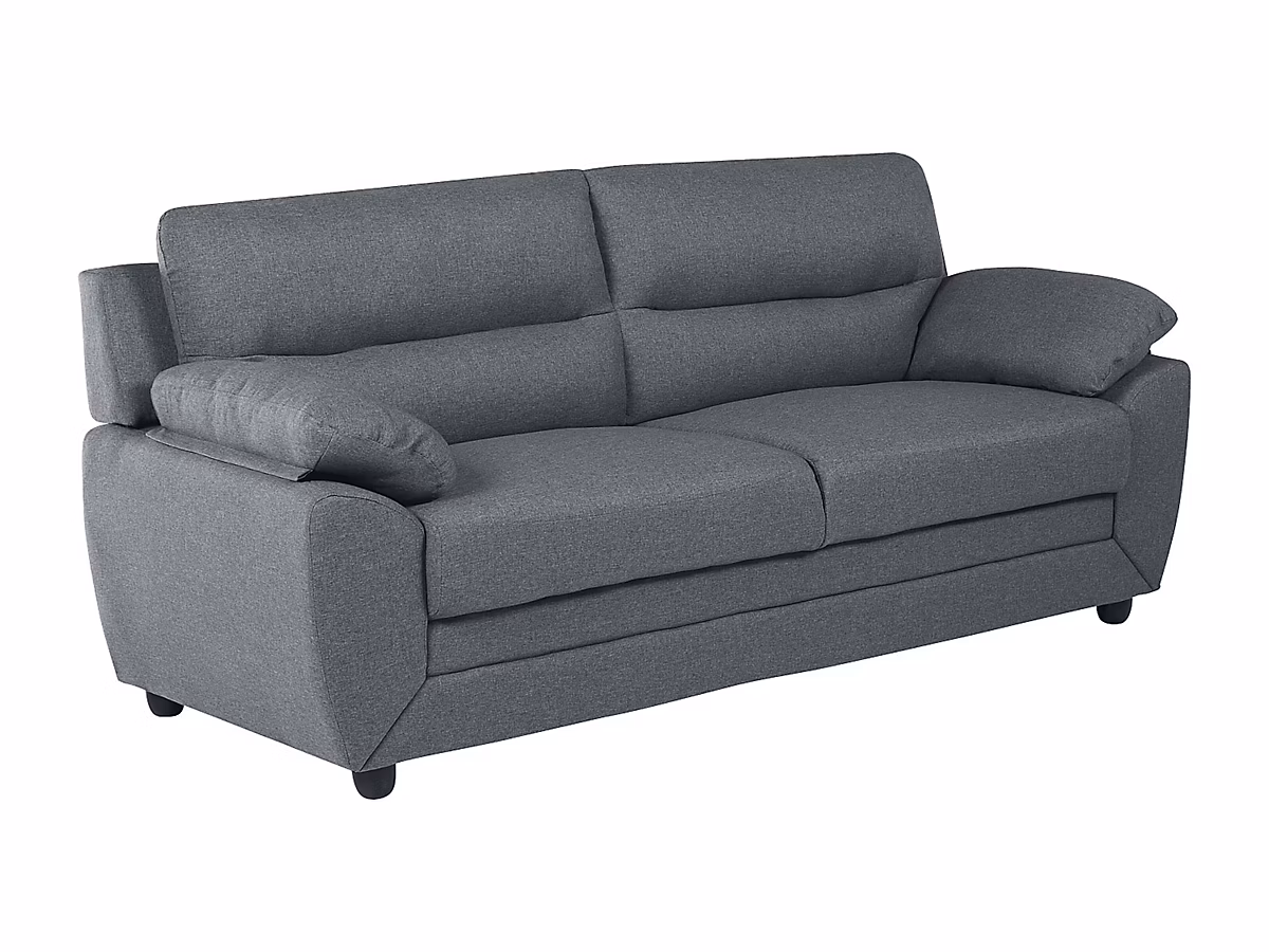 Canapé 3 places en tissu anthracite MANOA – Réf. FTWTSIJLN8002695076