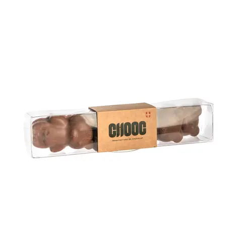 Extérieur facile：Oursons guimauve au chocolat au lait Chooc - Boîte de 70 g