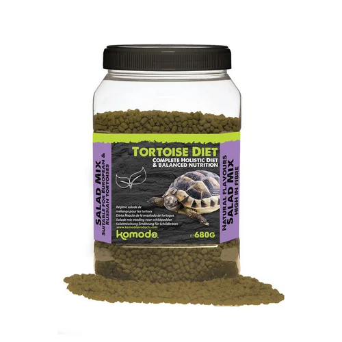 Pour améliorer votre jardin:Alimentation complète pour tortue Antinea Komodo Tortoise Diet Salad Mix - 680 g