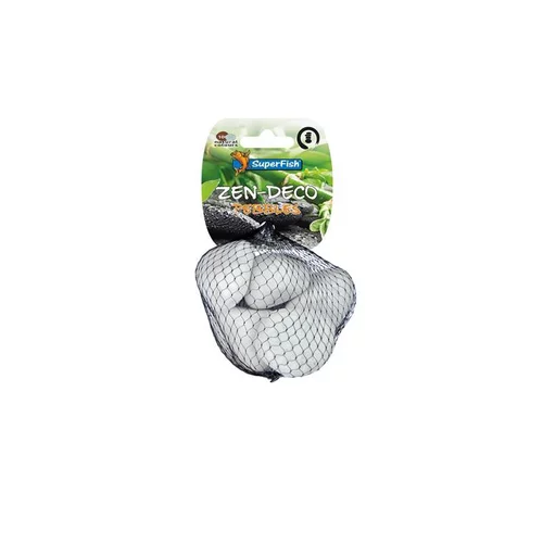 Accessoire pour le jardin：SF Zen Pebble White M 5 pièces
