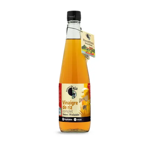 Essentiel nature：Vinaigre de riz bio La compagnie du riz - 600 ml