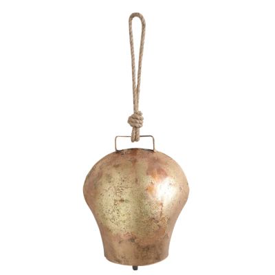 Cloche en métal doré vieilli (Taille 2)