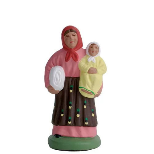 Extérieur malin：Femme au bébé 7 cm