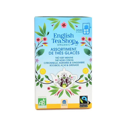 Fonctionnel au jardin:Assortiment de thés glacés bio EnglishTea - 20 sachets
