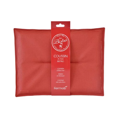 Équipement au jardin：Coussin Bistro Fermob - coloris Piment 28 x 38 cm