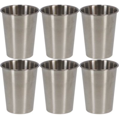 Verre en acier inoxydable 30 cl (Lot de 6)