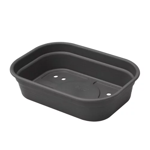Un choix malin pour le jardin:Plateau de culture noir taille S 19,2 x 23,9 cm