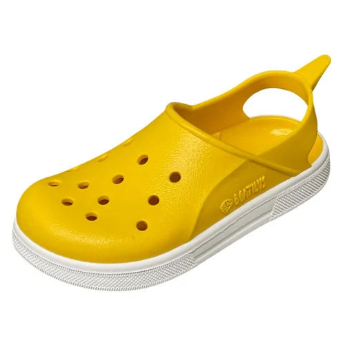Jardin & nature：Sabot de jardin pour enfant Cloggy Boatilus coloris jaune