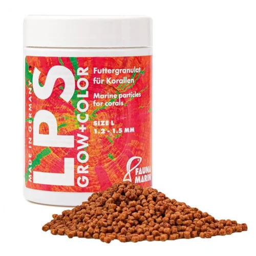 Pour un jardin à votre image：Nourriture coraux LPS Grow and Color, formule enrichissante - FAUNA MARIN - 250ml 145g