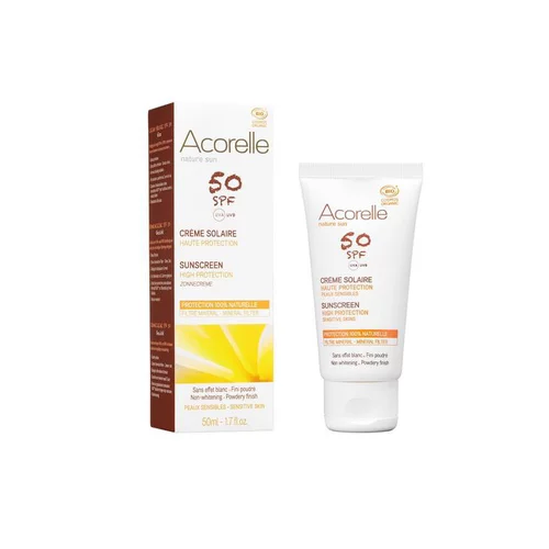 Sélection utile:Crème solaire visage SPF 50 – 50 ml