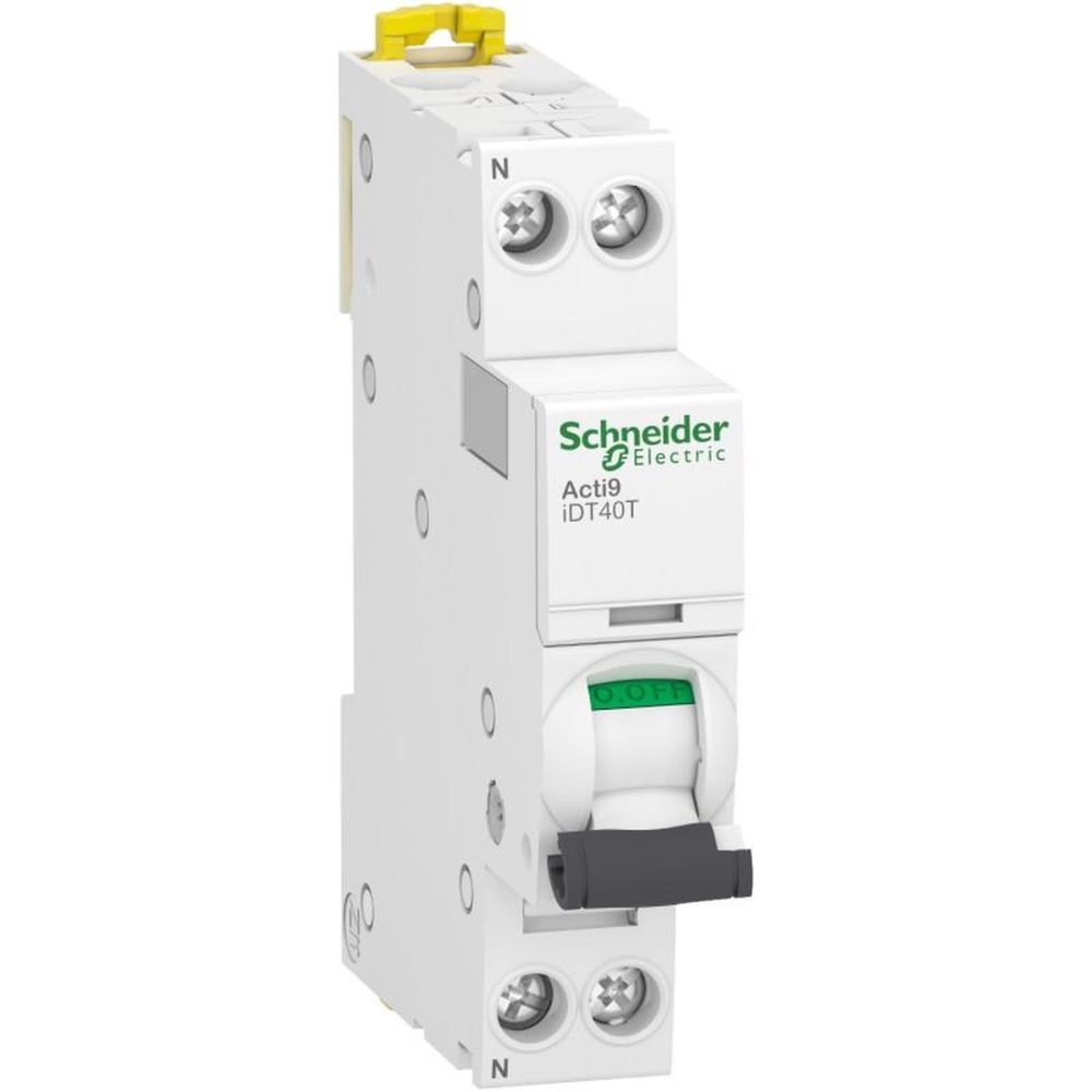 Schneider Electric Disjoncteur modulaire ACTI9 IDT40T 1P+N courbe C 4500A 6kA 25A SCHNEIDER ELECTRIC A9P22625 – Matériel de jardin