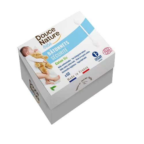 Pour vos espaces verts:Bâtonnets d'oreilles sécurité pour bébé x 56