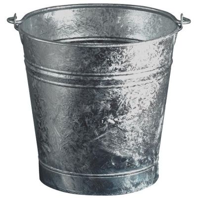 Seau en acier galvanisé (13 litres)