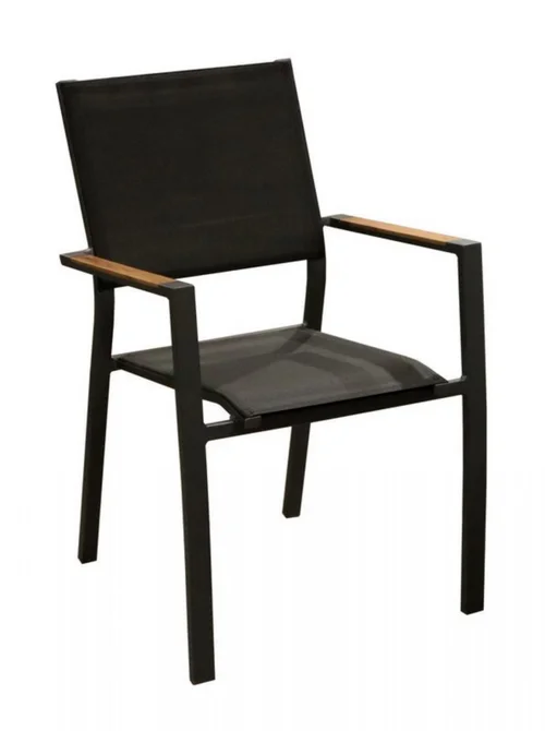 Une idée pratique pour le jardin：Fauteuil empilable en aluminium Proloisirs Games
