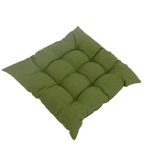 Adapté à vos extérieurs:Assise de fauteuil matelassée verte Cap mousse - 46 x 46 x 9 cm