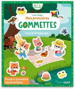 Pour le jardin:Livre "Mes premières gommettes - Vive le printemps ! Éditions Fleurus