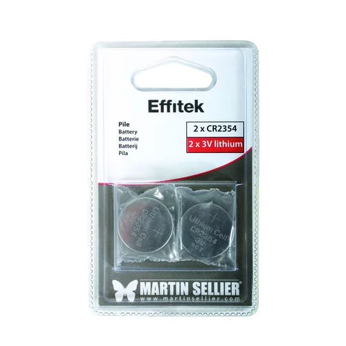 Moderne au jardin：Lot de 2 piles CR2354 pour télécommande Effitek