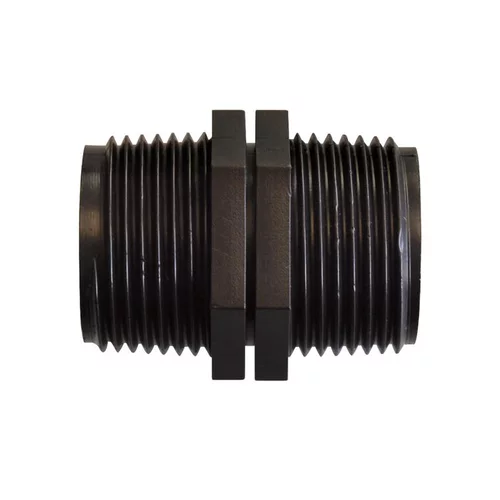 Une solution pour l’extérieur：Mamelon égal mâle en polypropylène de filetage 26 x 34 mm