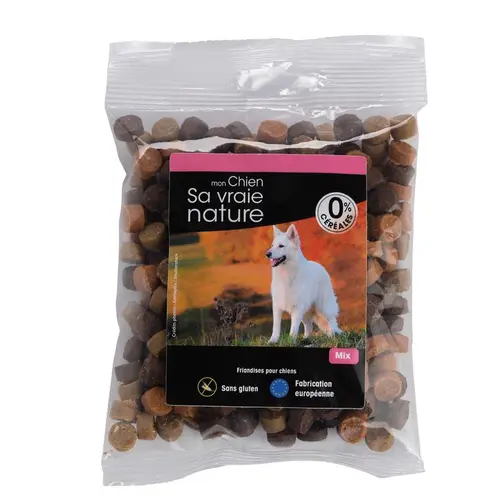 Pour simplifier vos extérieurs:Mix de friandises pour chien Sa vraie nature - 150 g