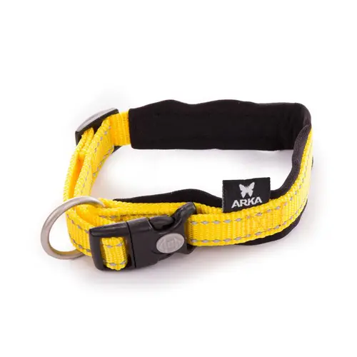 Pratique pour l’extérieur：Collier neo+ jaune 1,5 x 30-35 cm