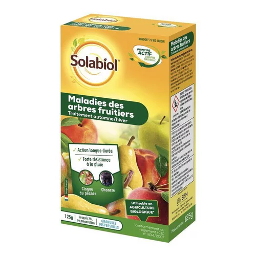 Un atout pour vos extérieurs：Maladies des Arbres fruitiers 125 g 5x8,8x15,5 cm