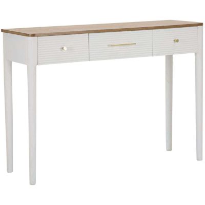 Console en bois avec tiroirs Matera 107 x 37 x 80 cm
