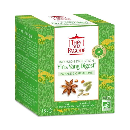 Jardin équipement:Infusion bio Yin et Yang Digest - 18 sachets
