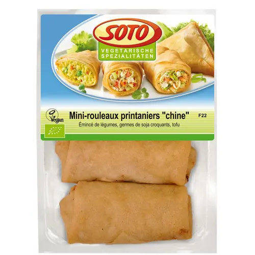 Jardin au naturel:Mini rouleaux printaniers bio Chine Soto - 200 g