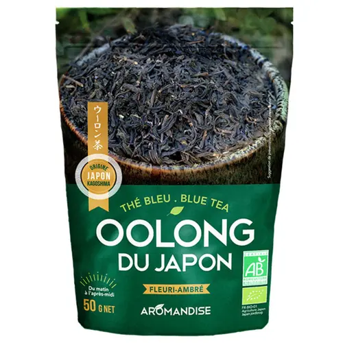 Essentiel nature：Thé bleu Oolong du Japon bio Aromandise - 50 g