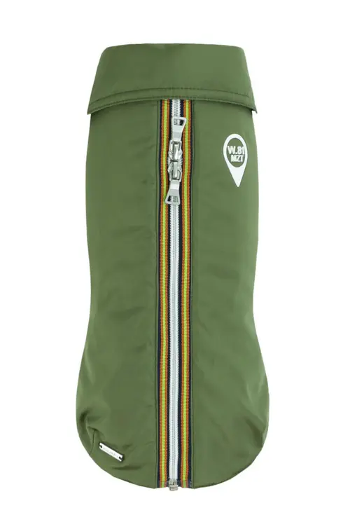 L’essentiel pour l’extérieur:Imper pour chien coloris kaki Wouapy GPS - Taille 44