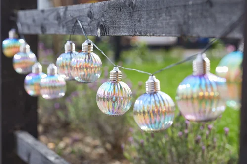 Bien utile au jardin：Guirlande extérieure Firefly Opal LED coloris transparent effet blanc froid en plastique Smartgarden - 470 cm