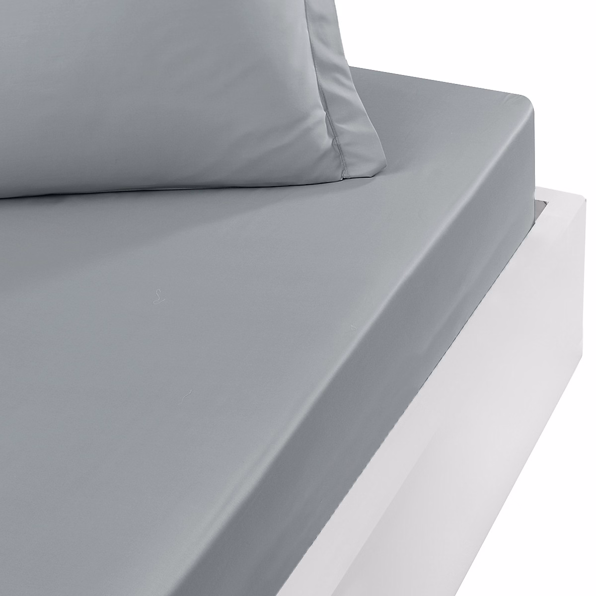 Drap housse bonnet 40 cm en percale coton PLUSGalet 80 × 200 cm SOFT PERCALE