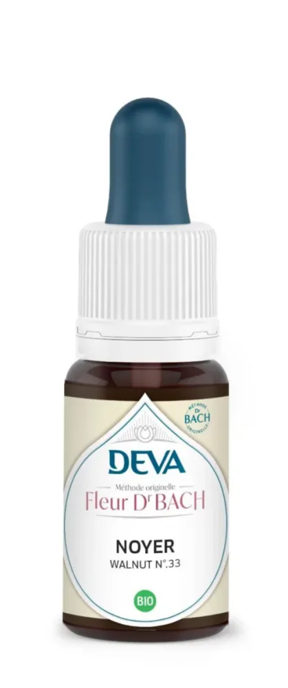 Déco pour le jardin：Complément alimentaire fleur de Bach noyer bio Deva - 15 ml