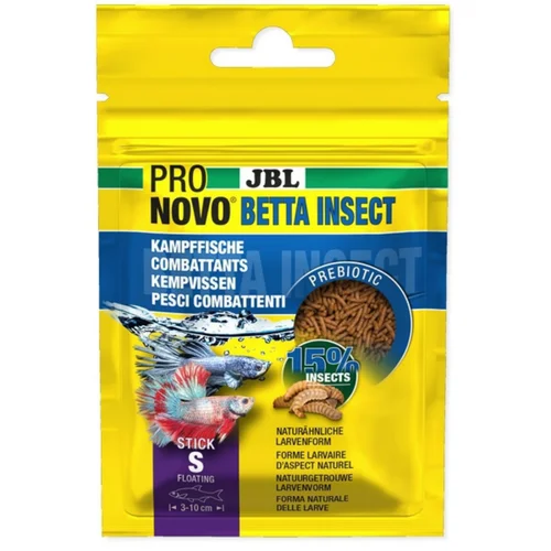 Jardin actuel:Aliment pour betta à base d'insectes JBL ProNovo Stick - 10g/20ml