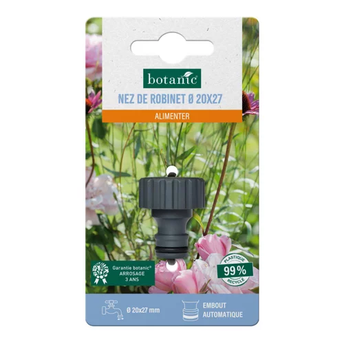 Jardin passion：Nez de robinet botanic® - Ø 20 x 27 mm