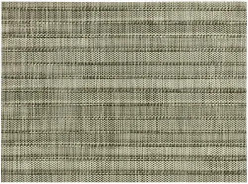 Jardin actuel:Set de table jacquard PVC et polyester coloris matcha Manoka - 45 x 33 cm